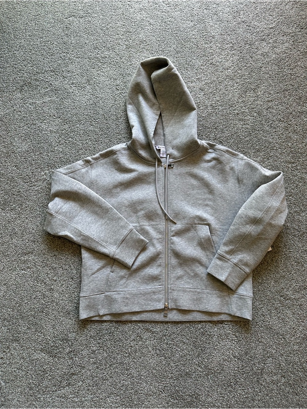 Athleta Form Knit Full Zip Hoodie Jacket